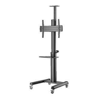 SBOX FS-446-2 37"-70" monitor TV gurulós tartó állvány fekete