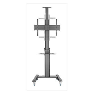 SBOX FS-446-2 37"-70" monitor TV gurulós tartó állvány fekete