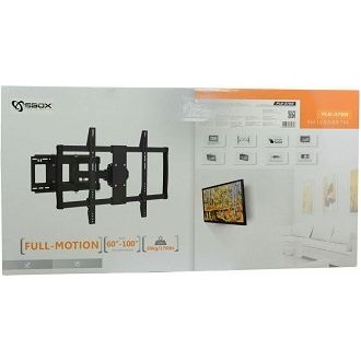 SBOX PLB-3769 60"-100" TV fali tartó fekete