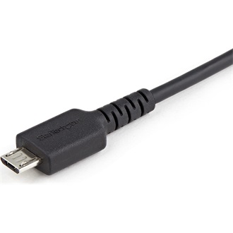 StarTech Secure Charging USB-A 2.0 -> USB-B 2.0 micro M/M töltőkábel 1m fekete