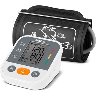 SENCOR SBP 1100WH Digitális vérnyomásmérő, Fehér