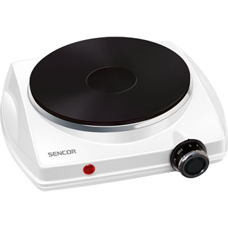 SENCOR SCP 1503WH-EUE4 Elektromos főzőlap, 18cm, 1500W, Fehér
