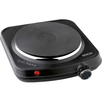 SENCOR SCP 1504BK-EUE4 Elektromos főzőlap, 18cm, 1500W, Fekete