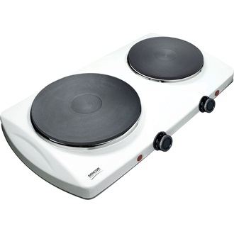 SENCOR SCP 2253WH-EUE4 Elektromos dupla főzőlap, 18cm/15cm, 2500W, Fehér
