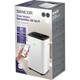 SENCOR SDH 3028WH Okos Páramentesítő, víztartály: 6L, Fehér