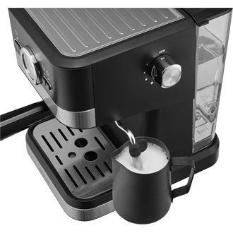 SENCOR SES 1721BK Eszpresszó karos kávéfőző, 20bar, víztartály: 1,5L, 1050W, Fekete