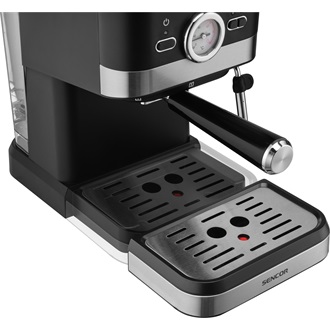SENCOR SES 1721BK Eszpresszó karos kávéfőző, 20bar, víztartály: 1,5L, 1050W, Fekete