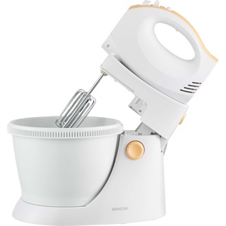 SENCOR SHM 5330-EUE3 Tálas kézi mixer, 5 sebességfokozat, 3.5L, 500W, Fehér
