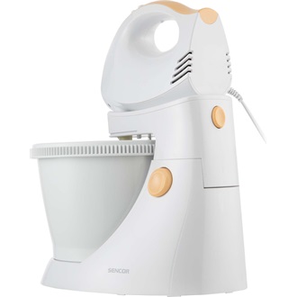 SENCOR SHM 5330-EUE3 Tálas kézi mixer, 5 sebességfokozat, 3.5L, 500W, Fehér