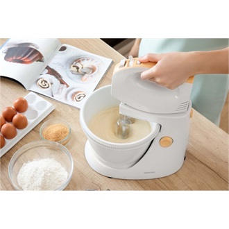SENCOR SHM 5330-EUE3 Tálas kézi mixer, 5 sebességfokozat, 3.5L, 500W, Fehér