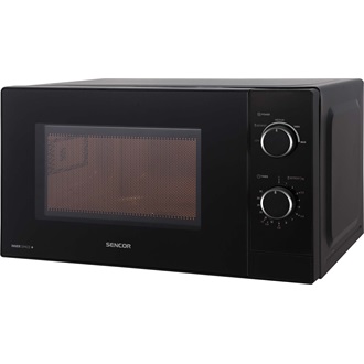 SENCOR SMW 1719BK Mikrohullámú sütő, 20L, 700W, Fekete