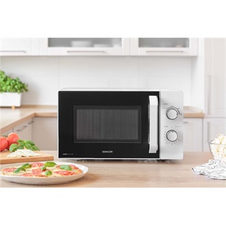 SENCOR SMW 1918WH Mikrohullámú sütő, 5 fokozat, 20L, 700W, Fehér