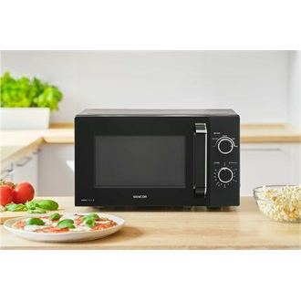 SENCOR SMW 1919BK Mikrohullámú sütő, 5 fokozta, 20L, 700W, Fekete