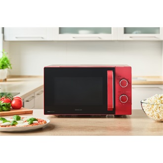 SENCOR SMW 1920RD Mikrohullámú sütő, 5 fokozta, 20L, 700W, Piros