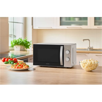 SENCOR SMW 2120SS Mikrohullámú sütő, 5 fokozat, 20L, 700W, Ezüst