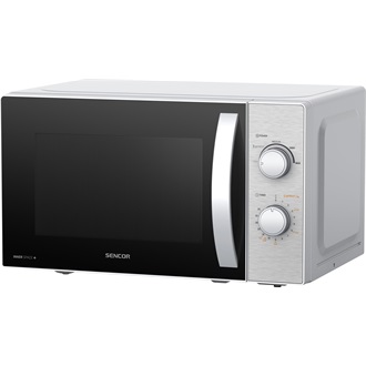 SENCOR SMW 2120SS Mikrohullámú sütő, 5 fokozat, 20L, 700W, Ezüst