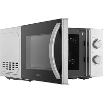 SENCOR SMW 2120SS Mikrohullámú sütő, 5 fokozat, 20L, 700W, Ezüst