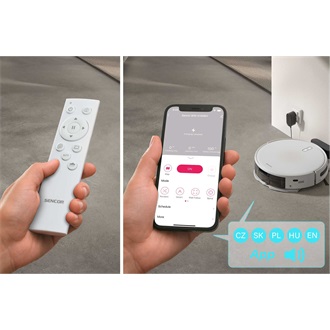 SENCOR SRV 4150WH 2in1 Robotporszívó, Fehér