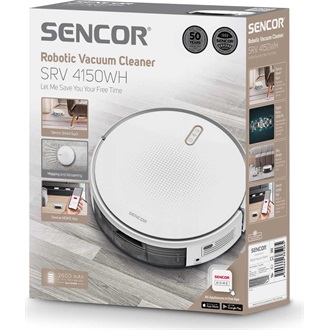 SENCOR SRV 4150WH 2in1 Robotporszívó, Fehér
