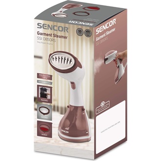 SENCOR SSI 0850RS Ruhagőzölő, víztartály: 260ml, 1200W, Fehér/Rózsaszín