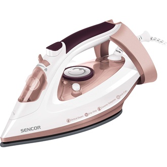 SENCOR SSI 3520RS Gőzölős vasaló, víztartály: 280ml, 3100W, Fehér/Rosegold