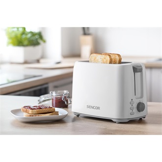 SENCOR STS 2606WH Kenyérpirító, 2 szeletes, 750W, Fehér