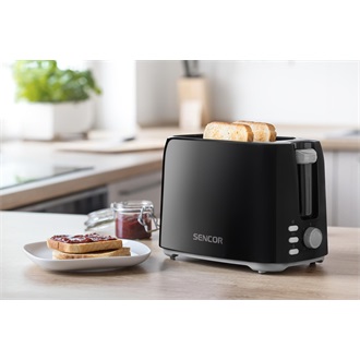 SENCOR STS 2607BK Kenyérpirító, 2 szeletes, 750W, Fekete