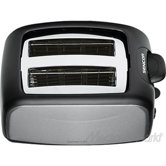 SENCOR STS 2651 Kenyérpirító, 2 szeletes, 7 intenzítás, 850W, Fekete/Inox