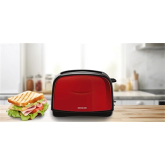 SENCOR STS 2652RD Kenyérpirító, 2 szeletes, 850W, Piros