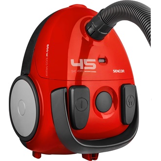 SENCOR SVC 45RD-EUE3 Porzsákos porszívó, portartály:1,5L, 850W, Piros