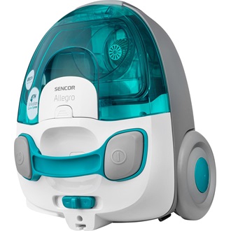 SENCOR SVC 511TQ-EUE2 Porzsák nélküli porszívó, portartály: 1,5L, 890W, Kék