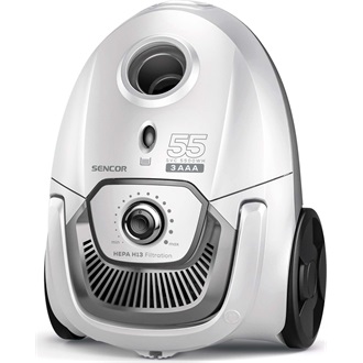 SENCOR SVC 5500WH 3AAA Porzsákos porszívó, portartály:2L, 700W, Fehér