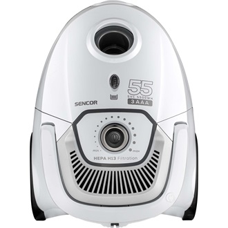 SENCOR SVC 5500WH 3AAA Porzsákos porszívó, portartály:2L, 700W, Fehér