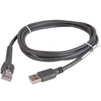 Zebra SHIELDED USB CABLE 4.6M STRGHT SER A CONNECTOR 12V POWER SUPP
