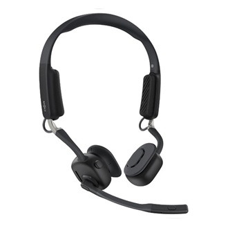 SHOKZ OPENMEET bluetooth fejhallgató SZTEREO csontrezgés, adapter nélkül, FEKETE