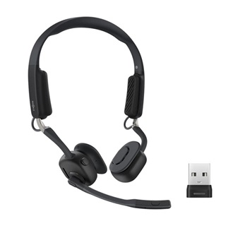 SHOKZ OPENMEET bluetooth fejhallgató SZTEREO csontrezgés, vízálló + USB adapter, FEKETE