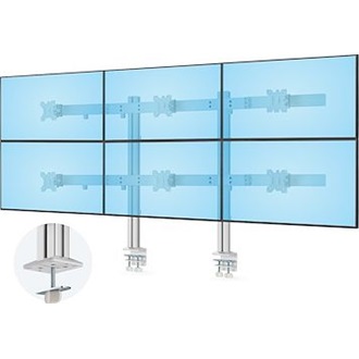 StarTech SIX-MONITOR DESK MOUNT/MAX 32 - MAX 32IN SCREENS/17.6LB EACH/V