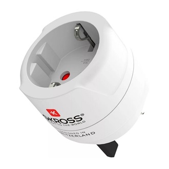 Skross UK 1db villásdugó CEE 7/3 (EU) adapter fehér