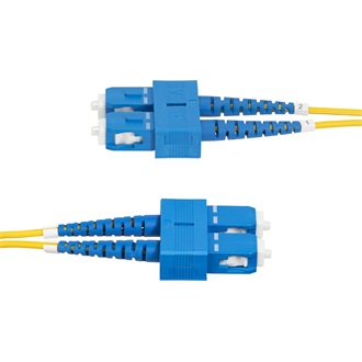 StarTech SC Duplex -> SC Duplex M/M adatkábel 2m sárga OS2 Single Mode, 9/125µm, 40G/100G