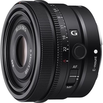 Sony 50mm f/2.5 FE G objektív