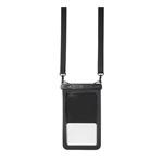 SPIGEN A603 vízhatlan/vízálló tok, AQUA (univerzális, IPX8, nyakba akasztható, 2 zseb, 6.8" méret) FEKETE