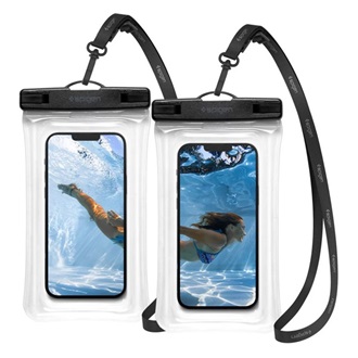 SPIGEN A610 vízhatlan/vízálló tok, AQUA 2db IPX8, 6.9" méret, ÁTLÁTSZÓ