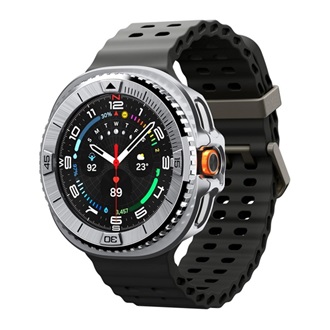 SPIGEN BEZEL TUNE PRO PILOT műanyag óra keret rozsdamentes acél lünetta, ütésállóság, EZÜST