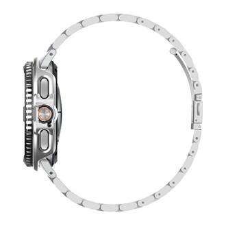 SPIGEN BEZEL TUNE PRO PILOT műanyag óra keret rozsdamentes acél lünetta, ütésállóság, EZÜST