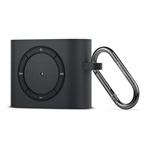 SPIGEN CLASSIC SHUFFLE szilikon tok karabiner FEKETE Apple AirPods Pro