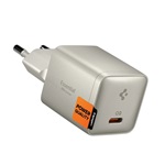 SPIGEN ESSENTIAL EE301EU-GAN hálózati töltő Type-C aljzat 30W, PD gyorstöltő, TITÁNIUM