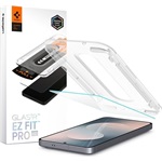 SPIGEN EZ FIT HD képernyővédő üveg (2.5D, tokbarát, ultravékony, 0.2mm, 9H + segédkeret) ÁTLÁTSZÓ