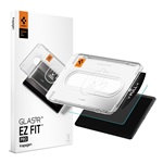 SPIGEN EZ FIT képernyővédő üveg (2.5D, tokbarát, ultravékony, 0.2mm, 9H + segédkeret) ÁTLÁTSZÓ