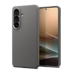 SPIGEN LIQUID AIR szilikon telefonvédő (ütésállóság, légpárnás sarok, rombusz) SÖTÉTSZÜRKE