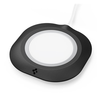 SPIGEN MAGFIT szilikon tartó csúszásgátló talp, MagSafe, FEKETE